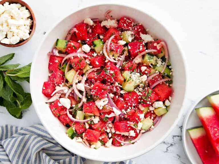 Salade de pastèque et feta